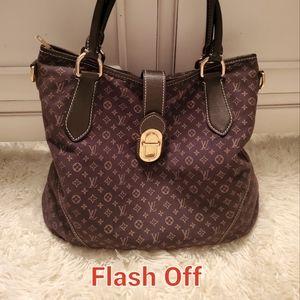 Louis Vuitton Mini Lin Idylle Brown Monogram Canvas Tote w/o Strap